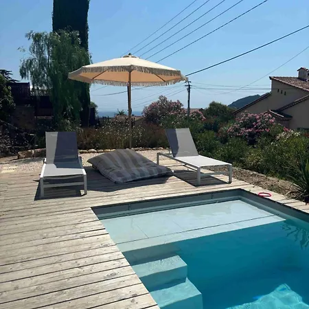 Family House With Pool And Sea View Сasa de vacaciones